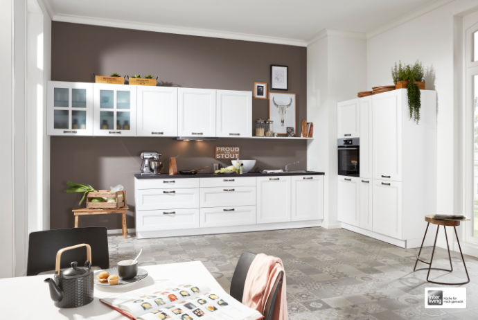 Interliving Einbauküche 3023 Weiß softmatt