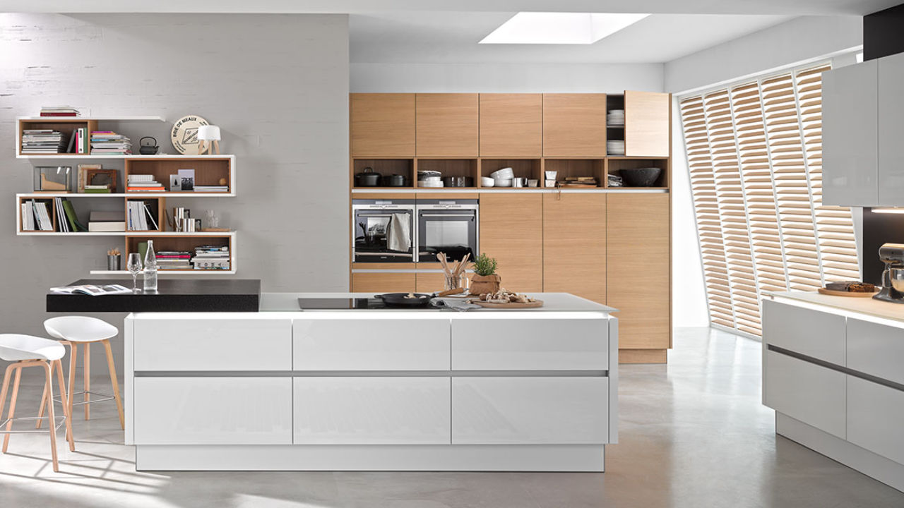 Einbauküche für ein Penthouse